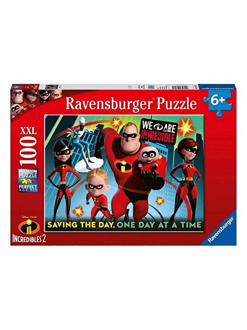 Ravensburger 100 Parça Puzzle Walt Disney İnanılmaz Aile 107162