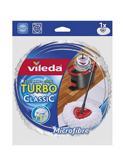 Vileda Turbo Classic Üçgen Mikrofiber Yedek Paspas