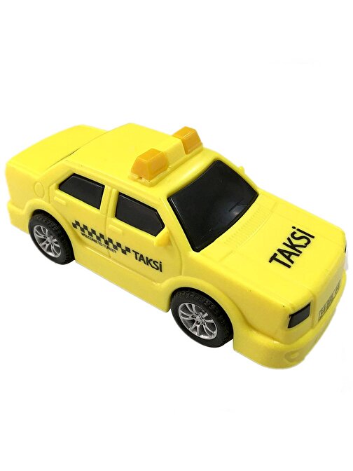 Birlik Oyuncak Şehrin Kırılmazları Sürtmeli Taksi Oyuncak Araba Sarı