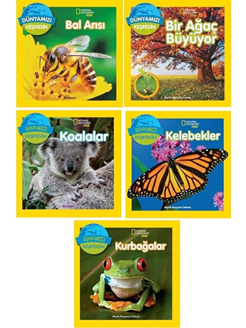 Beta Kids National Geographic Kids-Dünyamızı Keşfedin Seti-5 Kitap Takım Ktp