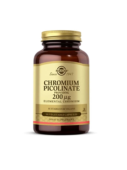 Solgar Chromium Picolinate 200 Mcg 90 Kapsül