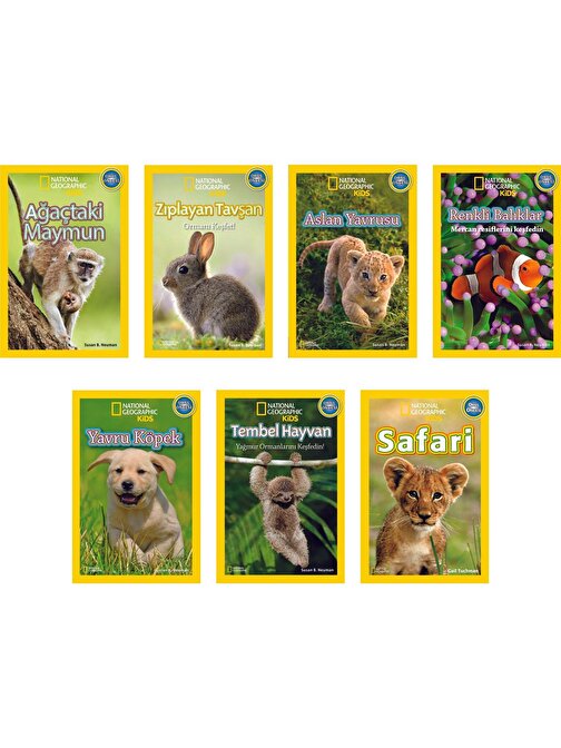 Beta Kids National Geographic Kids Okul Öncesi Set (7 Kitap) - Ktp