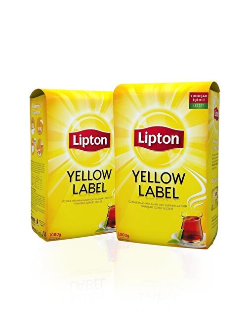 Lipton Yellow Label Dökme Çay 1000 gr x 2 Adet