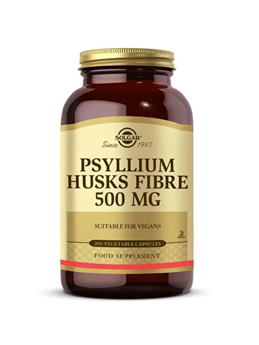 Solgar Psyllium Husks Fibre 500 Mg 200 Kapsül