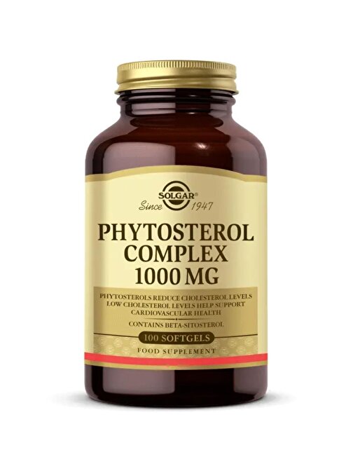 Solgar Phytosterol Complex 1000 Mg 100 Kapsül