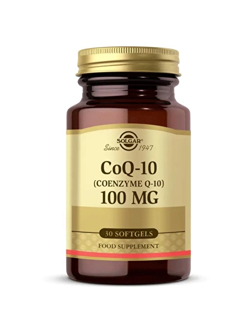 Solgar Coenzyme Q-10 100 Mg 30 Kapsül Antioksidan