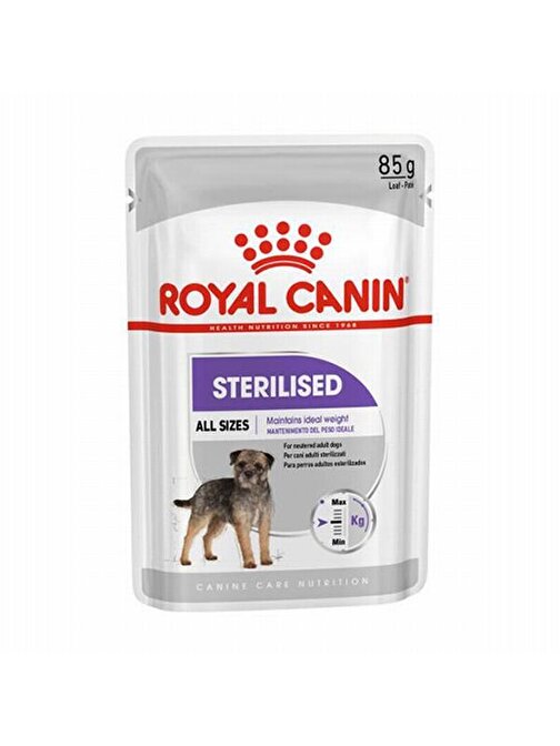 Royal Canin Ccn Sterilised Kısırlaştırılmış Köpek Konservesi Pouch 6 Adet 85 Gr