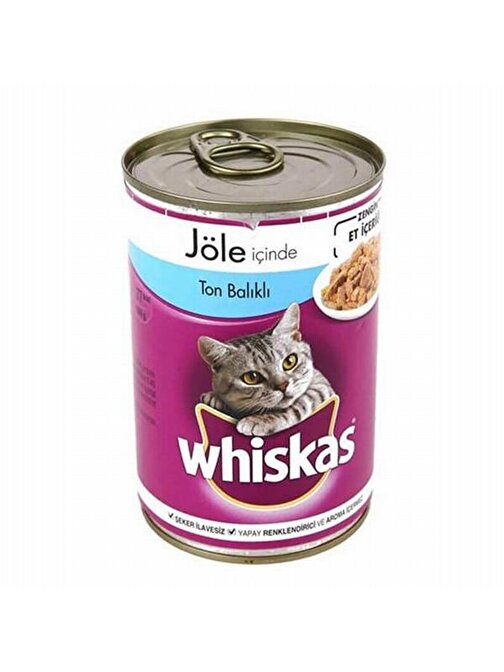 Whiskas Adult Ton Balıklı Yetişkin Kedi Konservesi 24 Adet 400 gr
