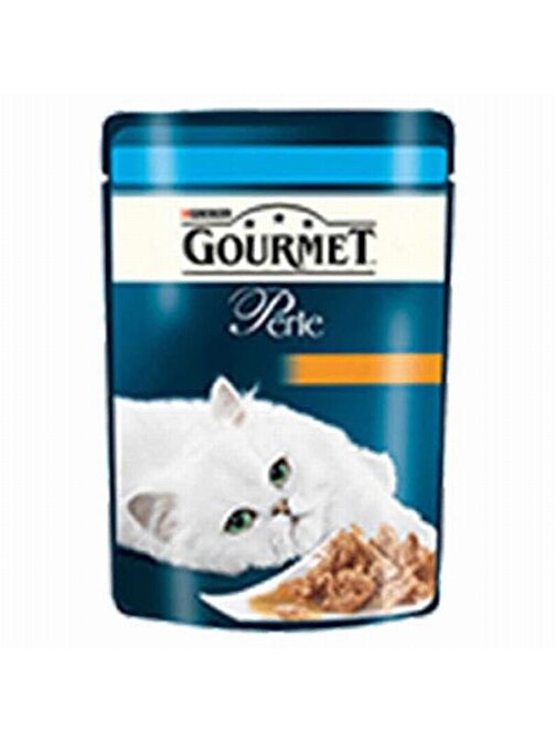 Gourmet Perle Izgara Ton Balıklı Yetişkin Kedi Konservesi Pouch 6 Adet 85 gr