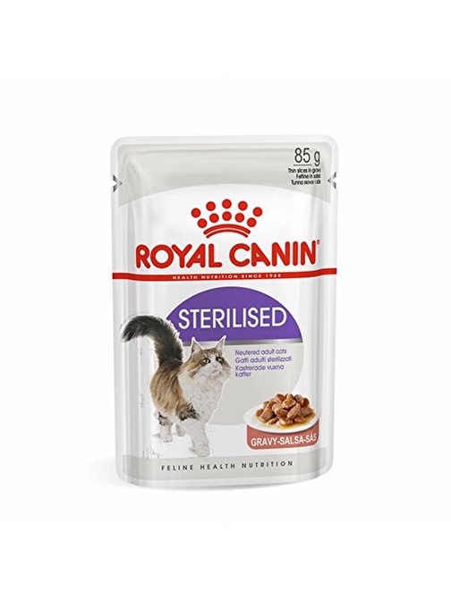 Royal Canin Sterilised gravy Kısırlaştırılmış Kedi Konservesi Pouch 6 Adet 85 gr