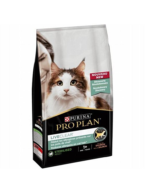 Pro Plan Liveclear Somonlu Alerjen Azaltan Kısırlaştırılmış Kedi Maması 1,4 Kg