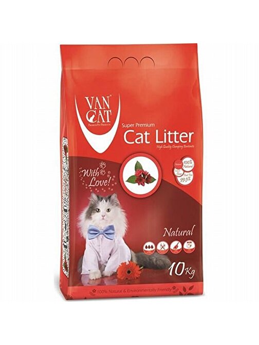 Van Cat Natural Cat Litter İnce Taneli Kedi Kumu 2X10 Kg