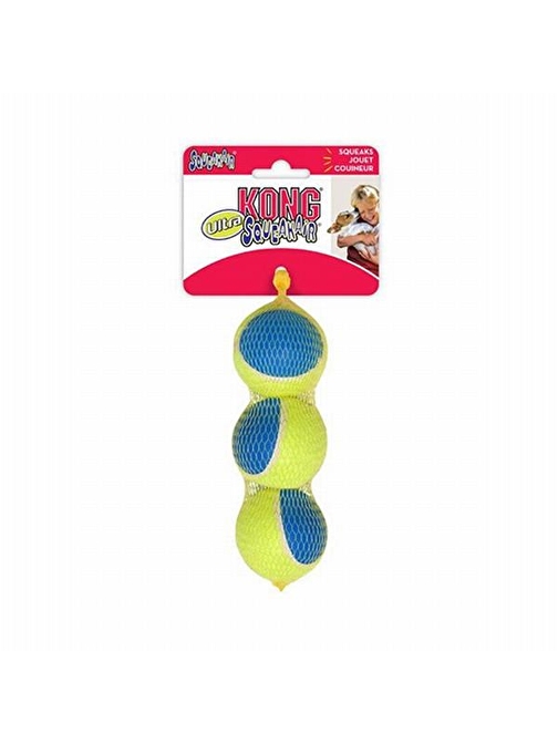 Kong Squekair Ultra Top Köpek Oyuncağı 3 Ad 6,5cm