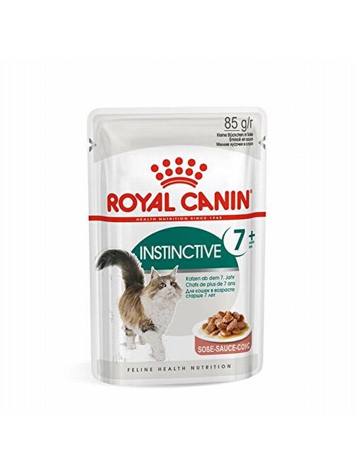 Royal Canin İnstictive +7 gravy Yaşlı Kedi Konservesi Pouch 12 Adet 85 gr