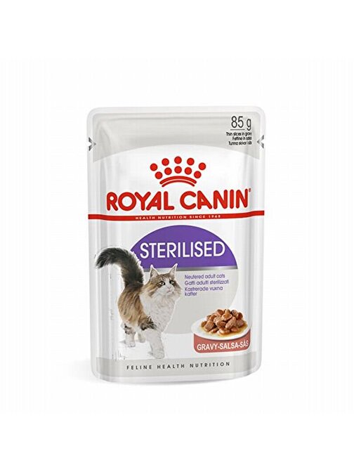 Royal Canin Sterilised Jelly Kısırlaştırılmış Kedi Konservesi Pouch 12 Adet 85 Gr