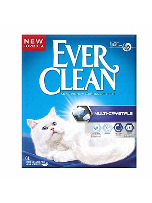 Ever Clean Multi Kristal Kokusuz Kristal Katkılı Doğal Kedi Kumu 2X10 Lt