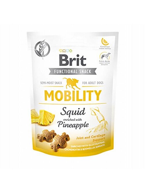 Brit Mobility Ananas ve Kalamarlı Köpek Ödülü 150 Gr