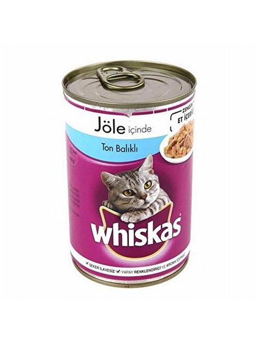 Whiskas Adult Ton Balıklı Yetişkin Kedi Konservesi 6 Adet 400 gr