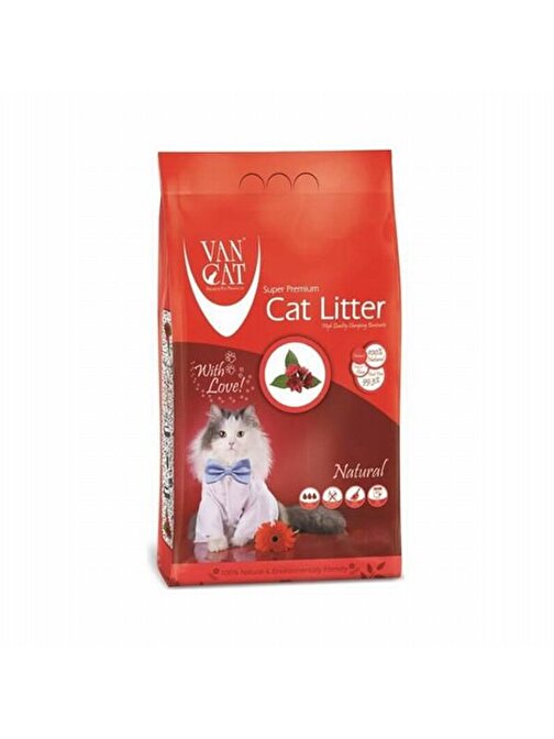 Van Cat Natural Cat Litter İnce Taneli Kedi Kumu 10 Kg