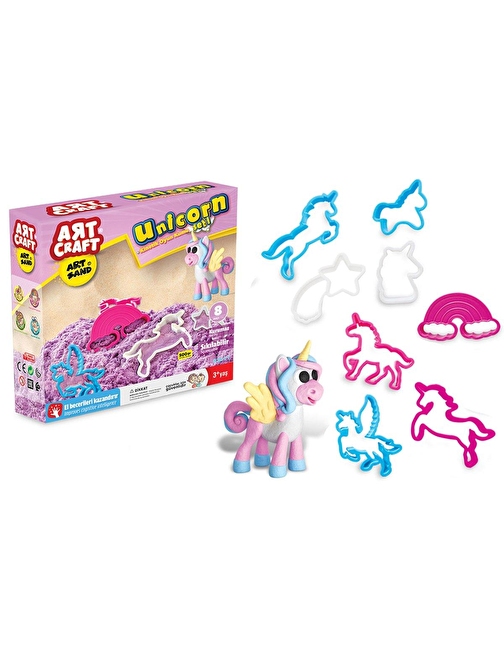 Dede Art Craft Unicorn Kinetik Kum Seti 500Gr