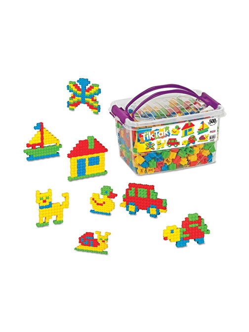 Fen Toys 01938 Tik Tak Box Lego 500 Parça 0 - 14 Ay