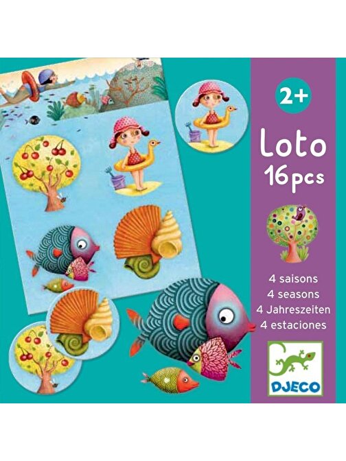 Djeco Tombala Oyunları Lotto 4 Seasons Zeka Akıl Oyunları