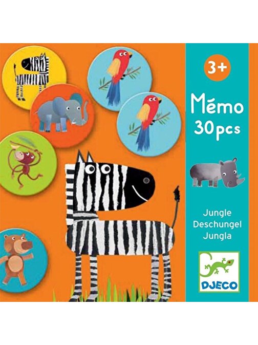 Djeco Hafıza Oyunları Memo Jungle Zeka Akıl Oyunları