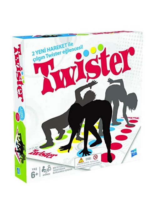 Hasbro Twister Yarışma Eğlence Kutu Oyunu 6 Yaş
