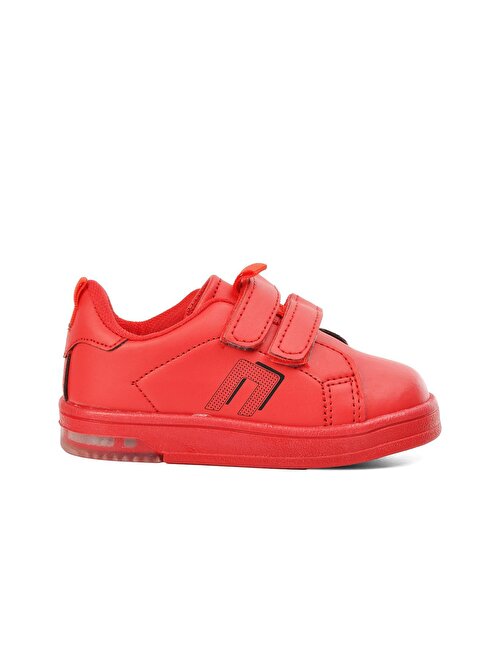 Cool Pepe Kısa-B Kırmızı Çocuk Cırtlı Sneaker