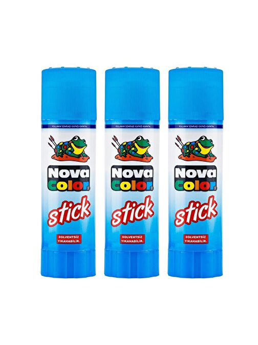Nova Color Katı Stick Yapıştırıcı  10 Gr 3 Adet