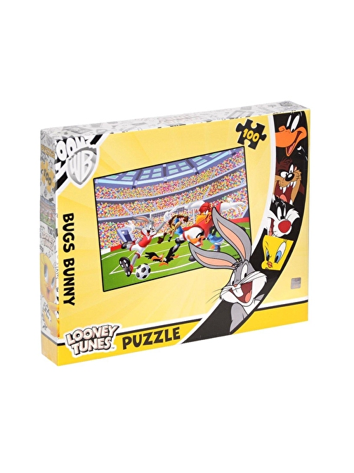 Laço Kids Looney Tunes 100 Parça Kutu Puzzle