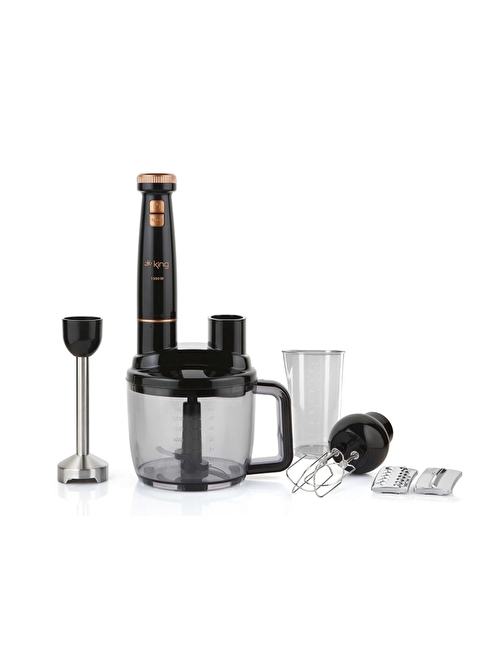 King Kkb973 Bodie 1500 W Çoklu Blender Seti Siyah