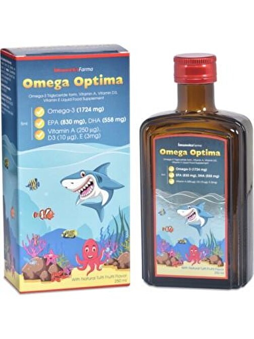 İmuneks Farma Omega Optima 250 Ml