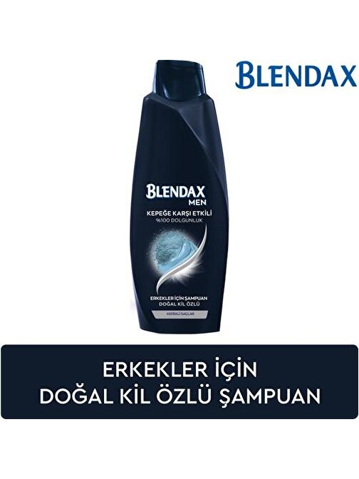 Blendax Erkeklere Özel Kepeğe Karşı Etkili Kil Özlü Şampuan 500 ml