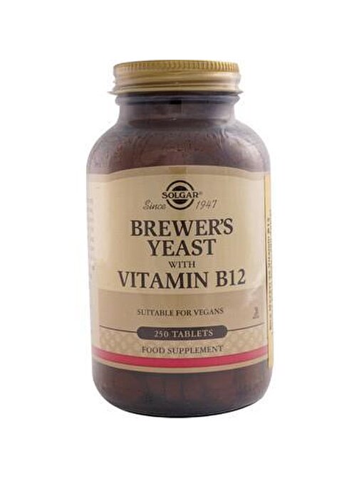 Solgar Brewer'S Yeast With Vitamin B12 250 Tablet