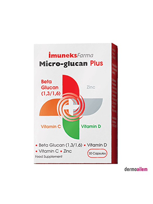 İmuneks Micro Glucan Plus 30 Kapsül