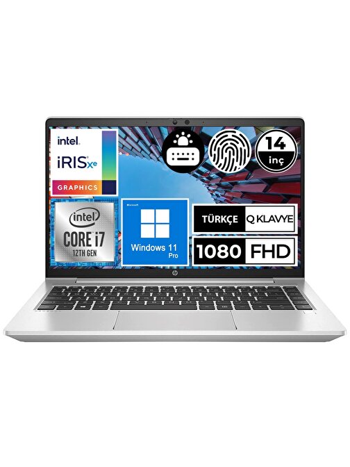 HP ProBook 440 G9 5Y3Z3EA Iris Xe Graphics Intel Core i7-1255U 16 GB RAM 512 GB SSD 14 inç Full HD Windows 11 Dizüstü Bilgisayar