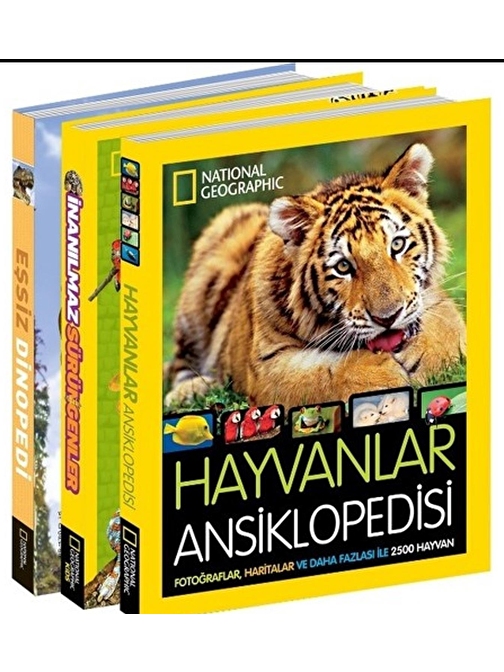 Beta Kids National Geographic Kids Hayvanlar Ansiklopedi Seti (3 Kitap Takım) Ktp