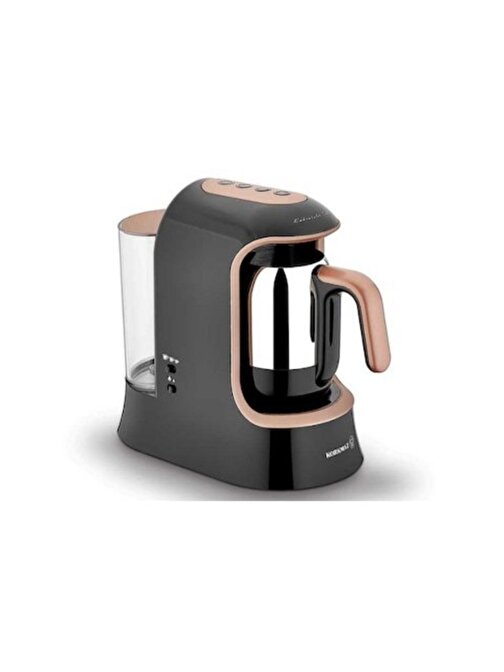 Korkmaz A862-02 Kahvekolik Aqua Siyah/Rosagold Otomatik Kahve Makinesi