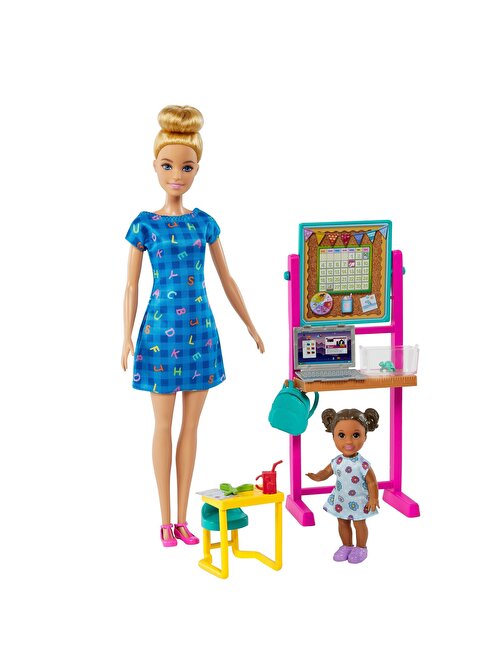 Barbie Ben Büyüyünce Oyun Seti Öğretmen, Sarı Saçlı Dhb63-Hcn19