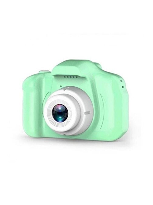 Pazariz 8 GB SD Kartlı 15 MP Mini Eğitici Kamera Çocuklar İçin Dijital Fotoğraf Makinesi Yeşil