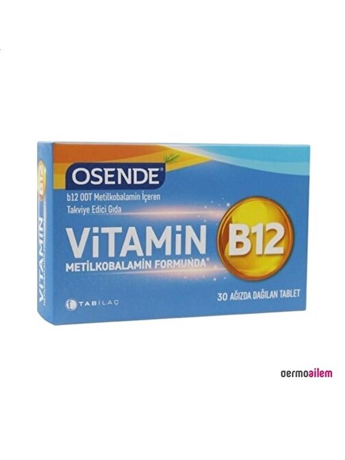 TAB İlaç Osende Vitamin B12 30 Tablet
