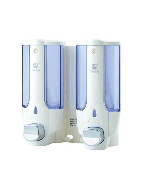 Omnipazar Xinda ZYQ138SB Sıvı Sabun ve Şampuan Dispenseri 2'li Beyaz 2x380 ml
