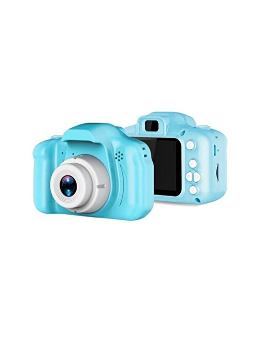 Pazariz Mini 1080p HD Kamera Çocuklar İçin Dijital Fotoğraf Makinesi Mavi