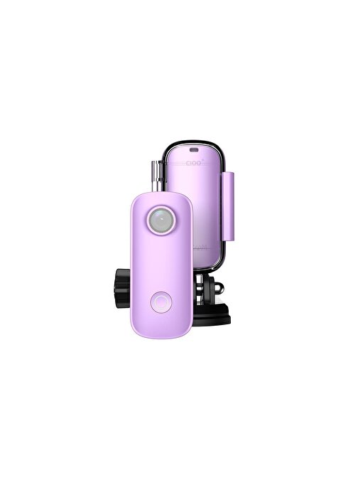Sjcam C100+ 4K 2160p 30 Fps Mini Aksiyon Kamerası Mor