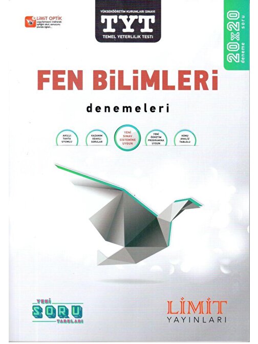 Limit Yayınları Limit Yayınları 2021 TYT Fen Bilimleri Kronometre 20x20 Denemeleri