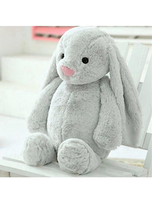 Sole Hediyeli- Uyku Arkadaşım Uzun Kulak Bunny Peluş Tavşan 65 Cm