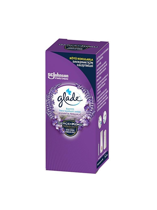 Glade Banyo Hava Tazeleyici Yedek Lavanta Ferahlığı, 10 ml