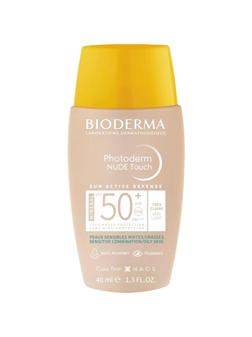 Bioderma Photoderm Nude Touch Very Light Spf 50+ 40 ml