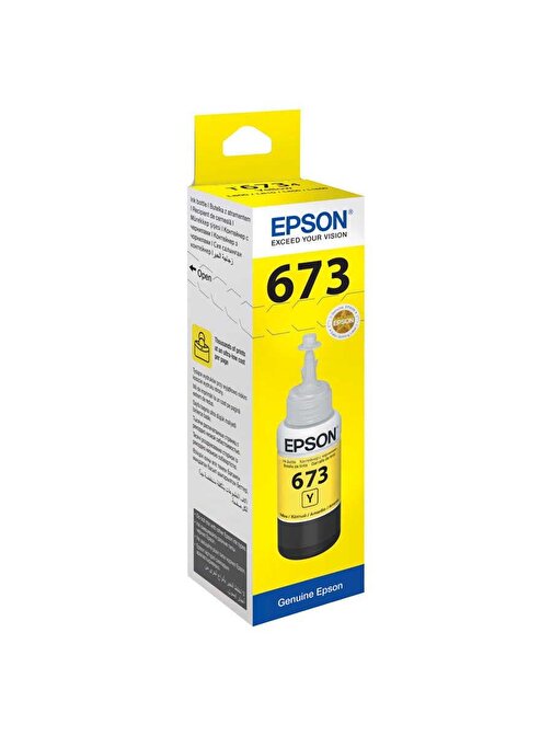 Epson T6734-C13T67344A Orijinal Sarı Mürekkep 70 Ml